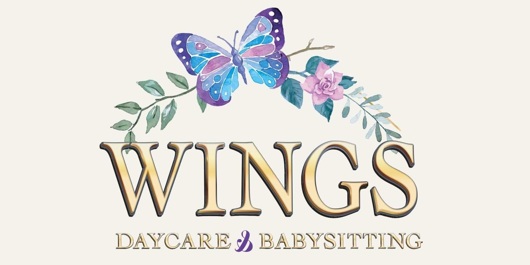 Wings Daycare & Babysitting Logo